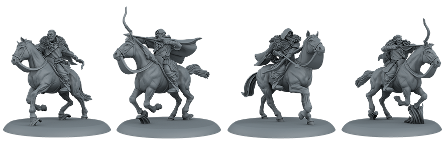 A Song of Ice and Fire : Tabletop Miniatures Game - Nights Watch Ranger Trackers